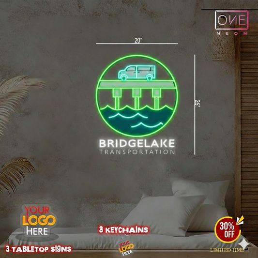 Bridgelake Transportation | LED Neon Sign