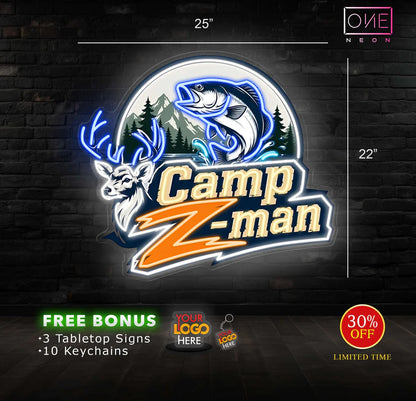 Camp Z-man | Led Neon Sign