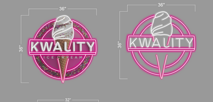 KWALITY+ CHILL OUT SPOT (2 signs) | LED Neon Sign