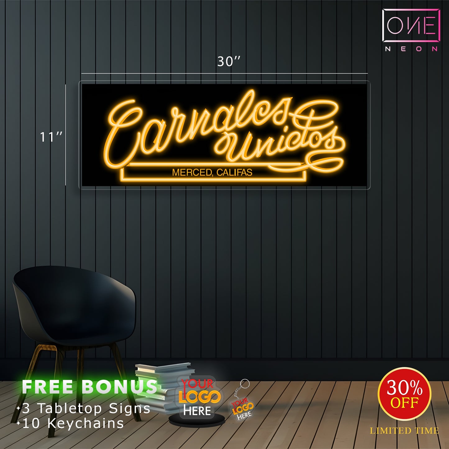 Carnales Unidos | Led Neon Sign
