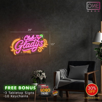 Club Gladys | Led Neon Sign