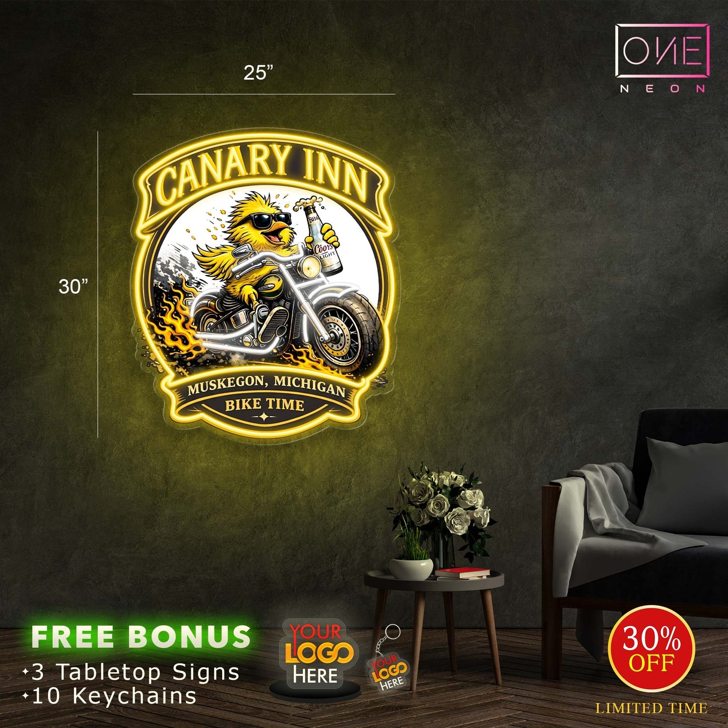 Canary Inn | Led Neon Sign