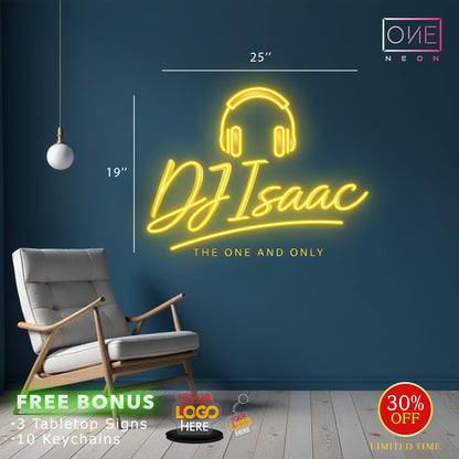 DJ Isaac| LED Neon Sign