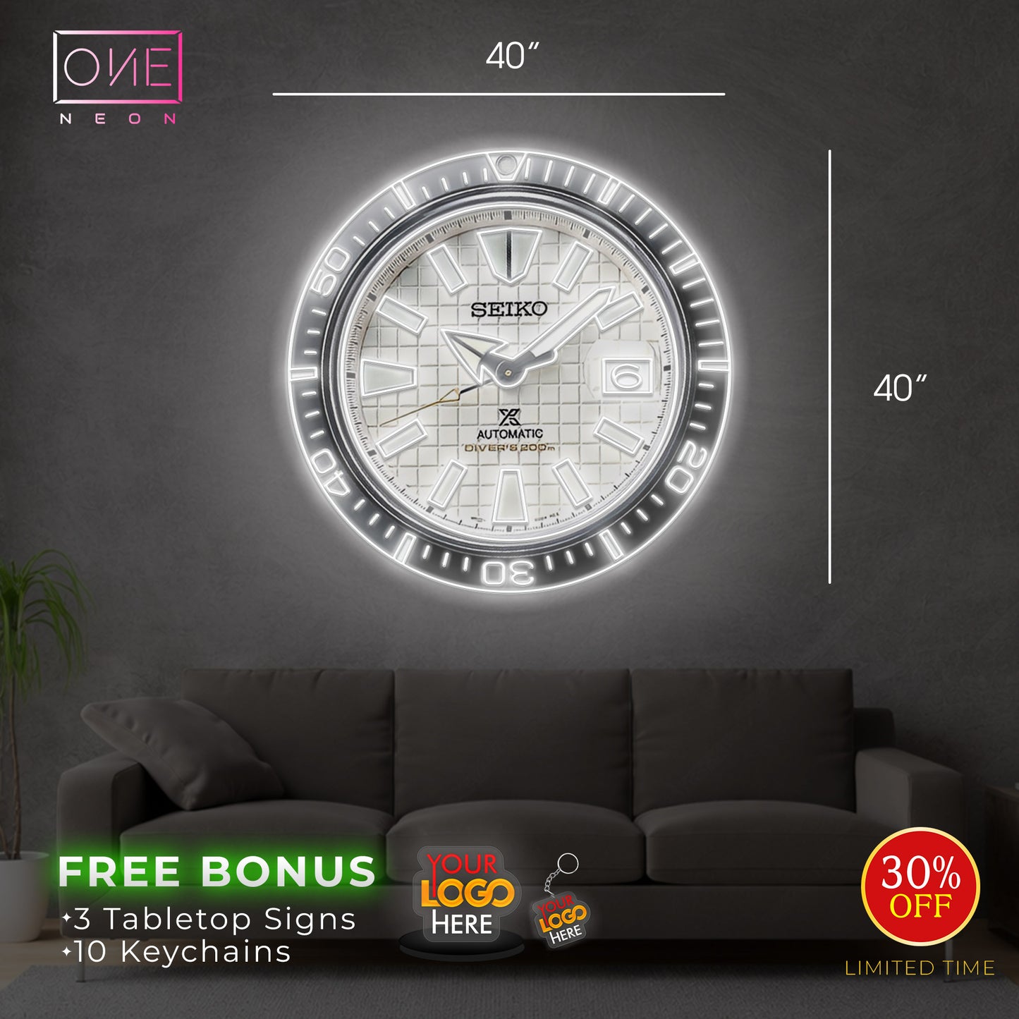 The Watch | LED Neon Sign (INDOOR)