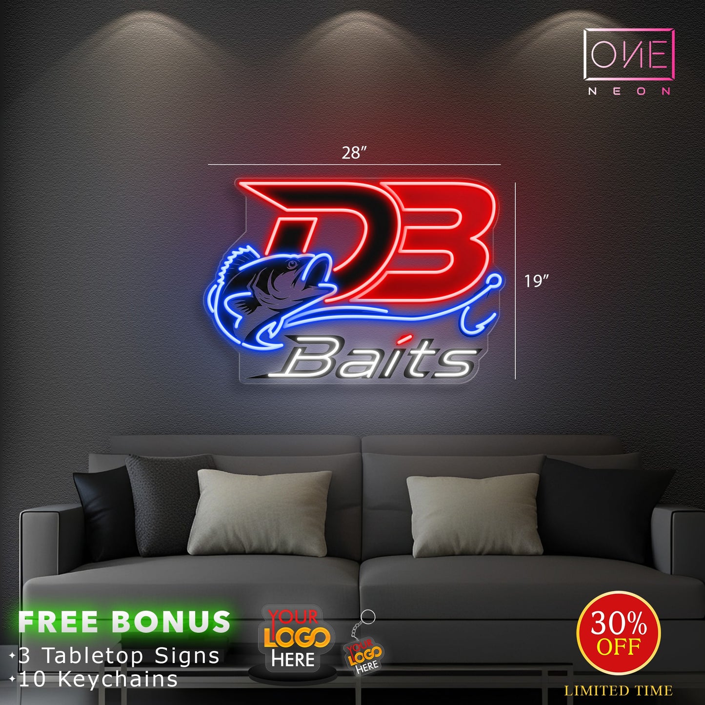 DB Baits | Led Neon Sign