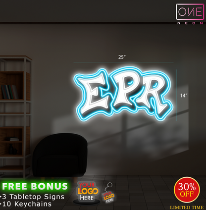 EPR Logo Sign | Led Neon Sign (INDOOR)