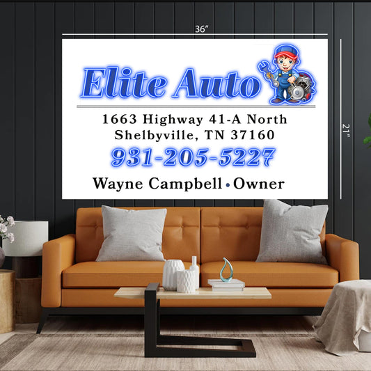 Elite Auto | Led Neon Sign