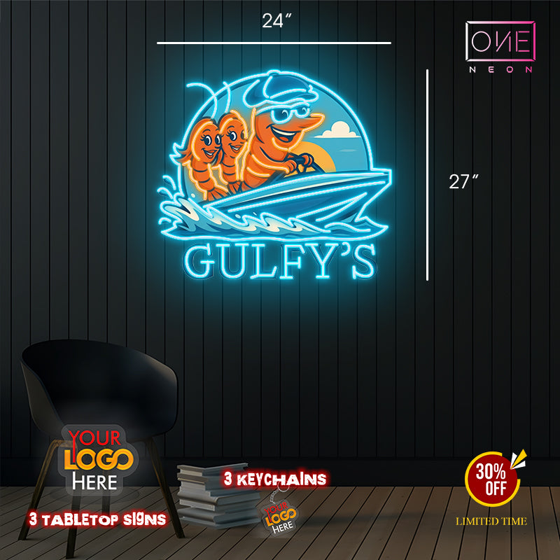 GULFY'S | LED Neon Sign
