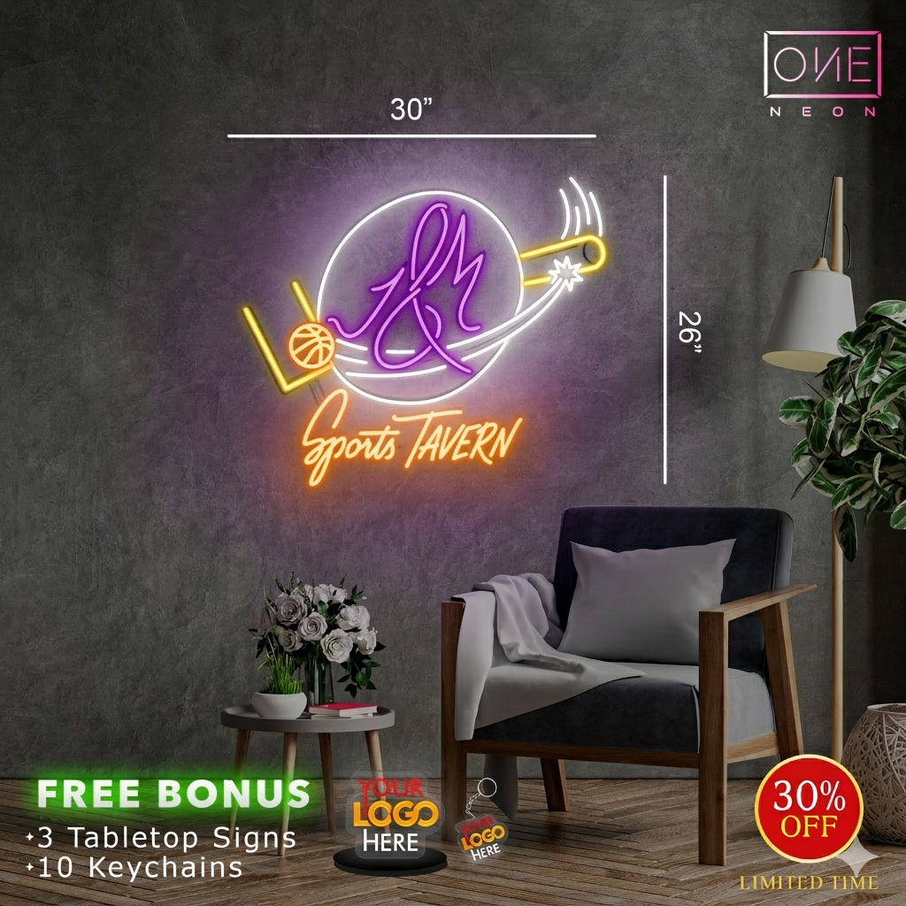 J&M SPORT TAVERN | Led Neon Sign