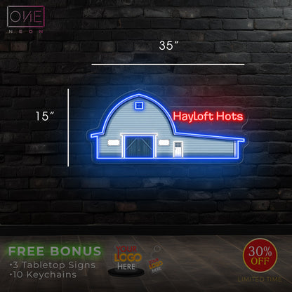 HayLoft Hots| LED Neon Sign