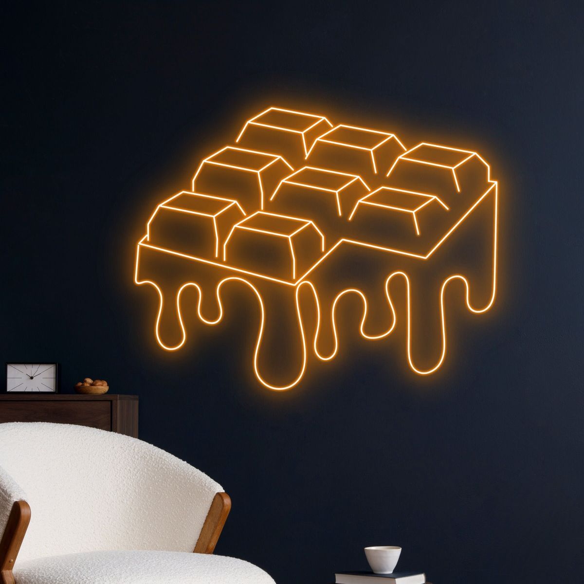 Chocolate connect + 6 custom logo (9 signs)  | Led Neon Sign
