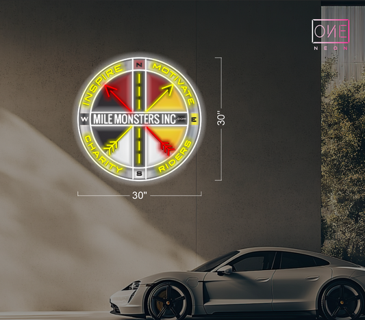 Mile Monsters Inc | LED Neon Sign