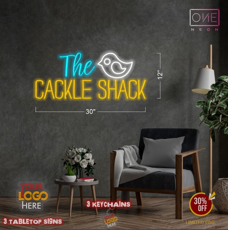 The Cackle Shack | LED Neon Sign