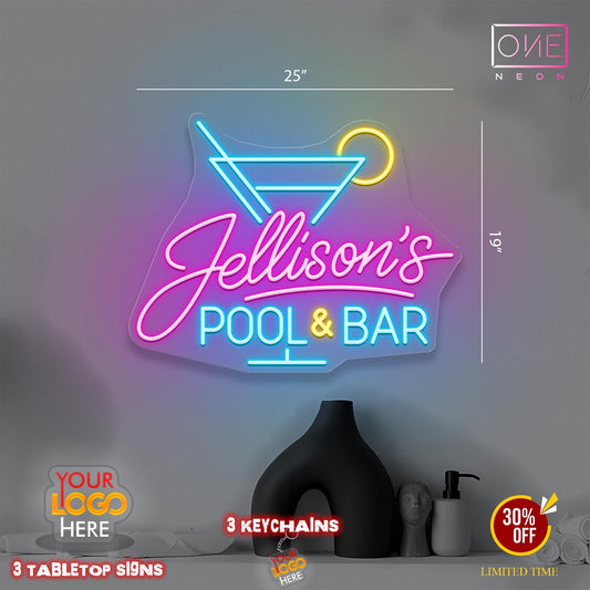 Jellison’s pool & bar | LED Neon Sign