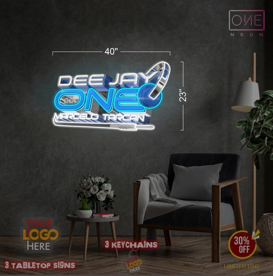 DEE JAY ONE | Led Neon Sign