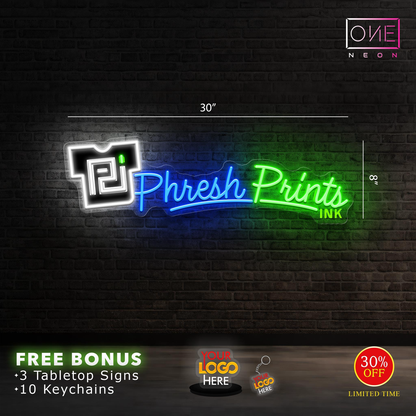 Phresh Prints | Led Neon Sign