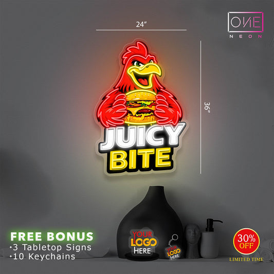 JUICY BITE| LED Neon Sign