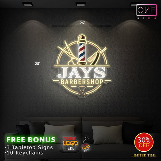 Jays Barbershop | Led Neon Sign