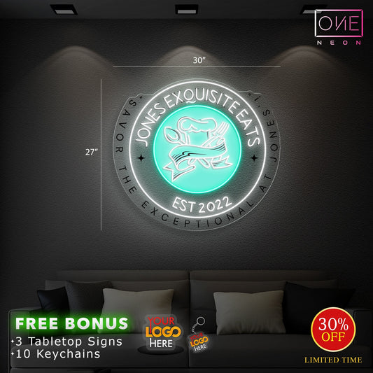 Jones Exquisite Eats | Led Neon Sign