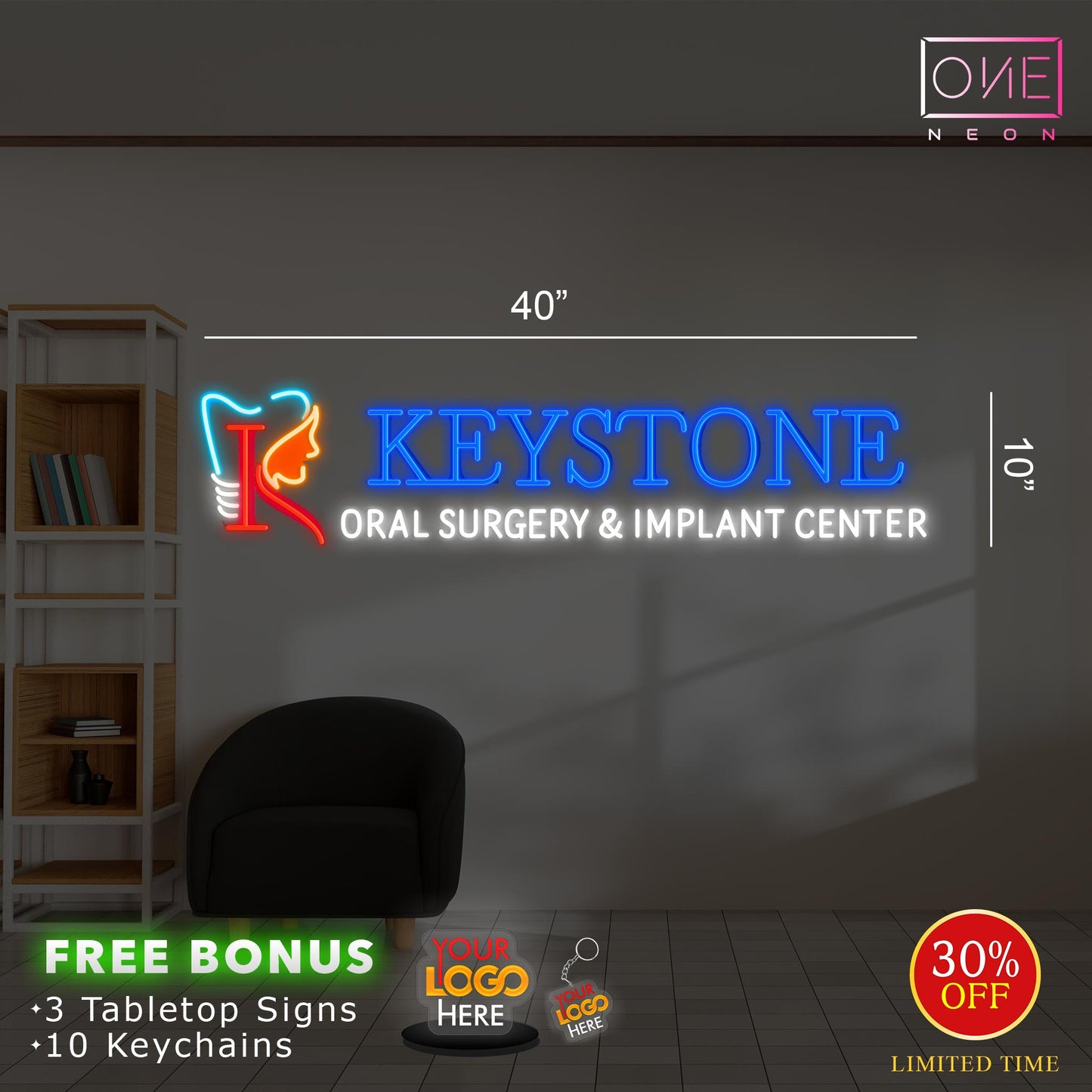 KEYSTONE| LED Neon Sign
