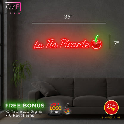 La Tia Picante | Led Neon Sign