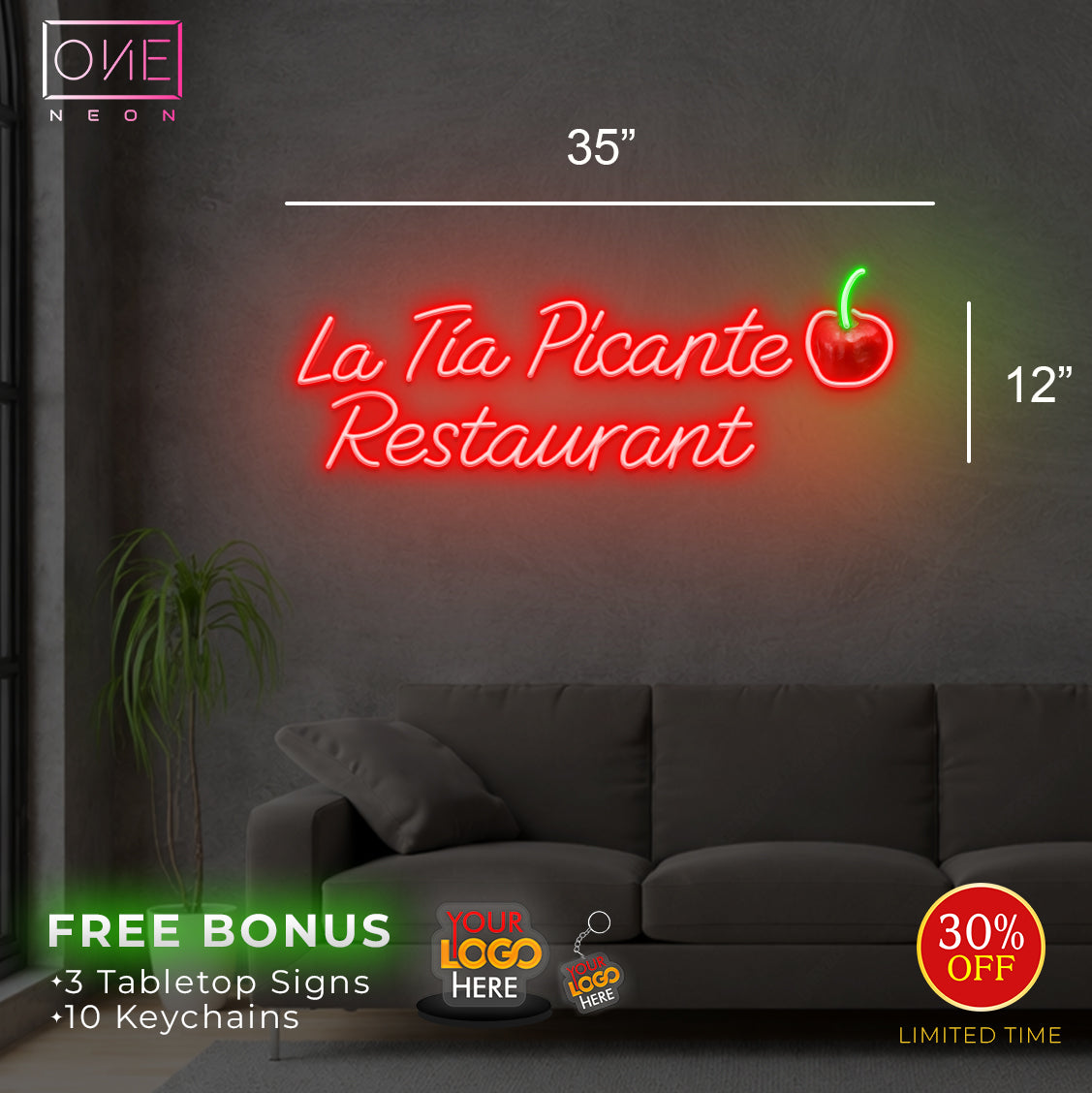 La Tia Picante | Led Neon Sign