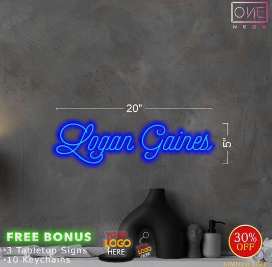 Logan Gaines | Led Neon Sign