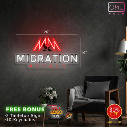 MIGRATION METALS| LED Neon Sign