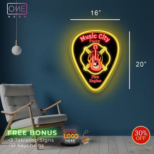 MUSIC CITY PARTY| LED Neon Sign