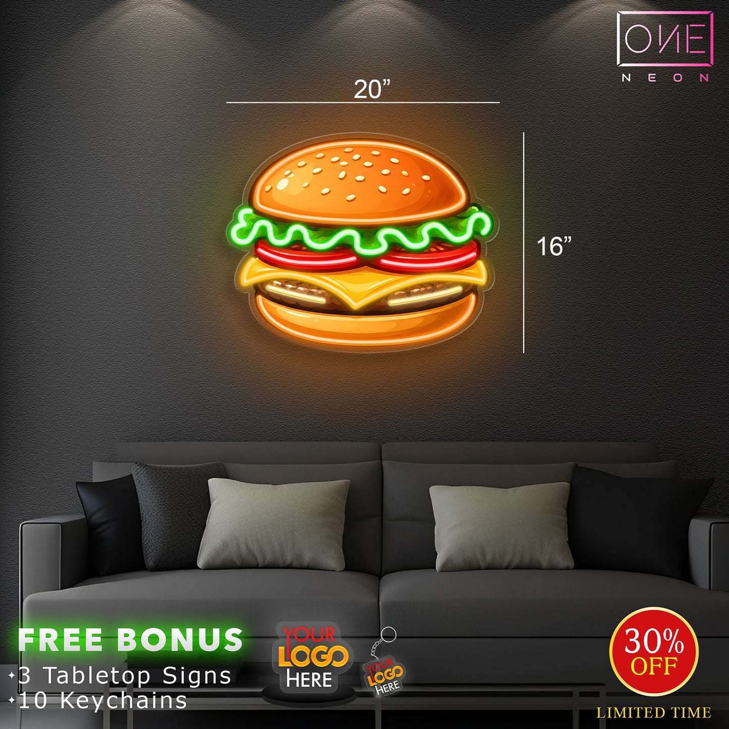 Marco Derrico Custom Sign | LED Neon Sign