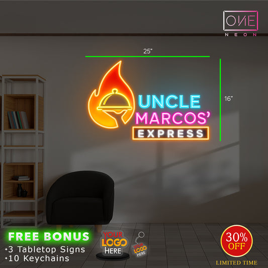 UNCLE MARCOS' EXPRESS| LED Neon Sign