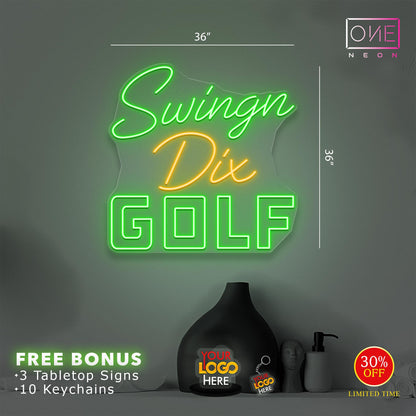 SWINGN DIX GOLF | Led Neon Sign
