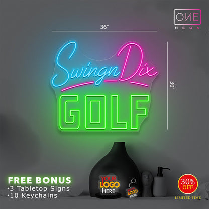 SWINGN DIX GOLF | Led Neon Sign