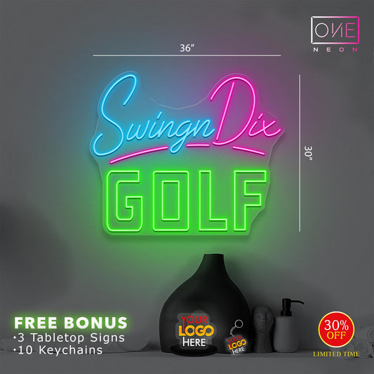 SWINGN DIX GOLF | Led Neon Sign