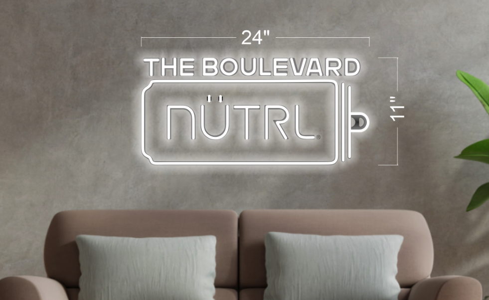 NUTRL | LED Neon Sign (9 signs)