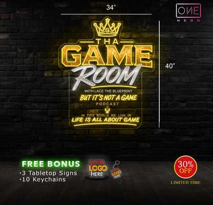 THA GAME ROOM | LED Neon Sign