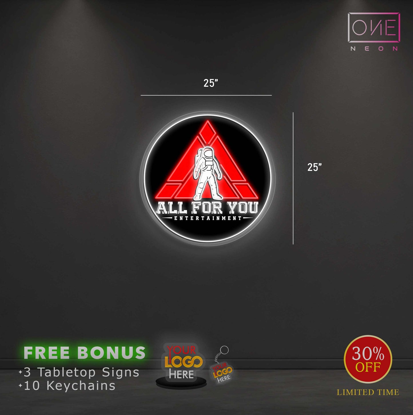 ALL FOR YOU | LED Neon Sign