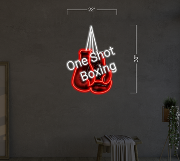 One Shot Boxing | Led Neon Sign