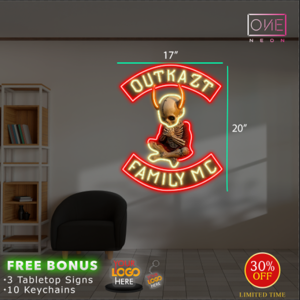 OUTKAZT FAMILY MC| LED Neon Sign