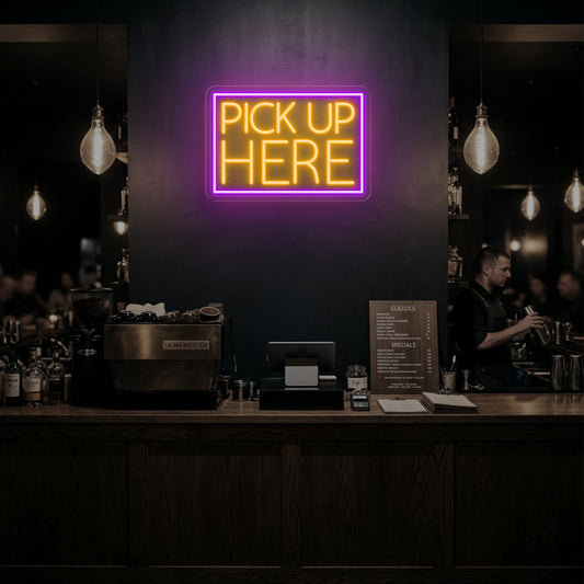 Pick Up Here Led Neon Sign
