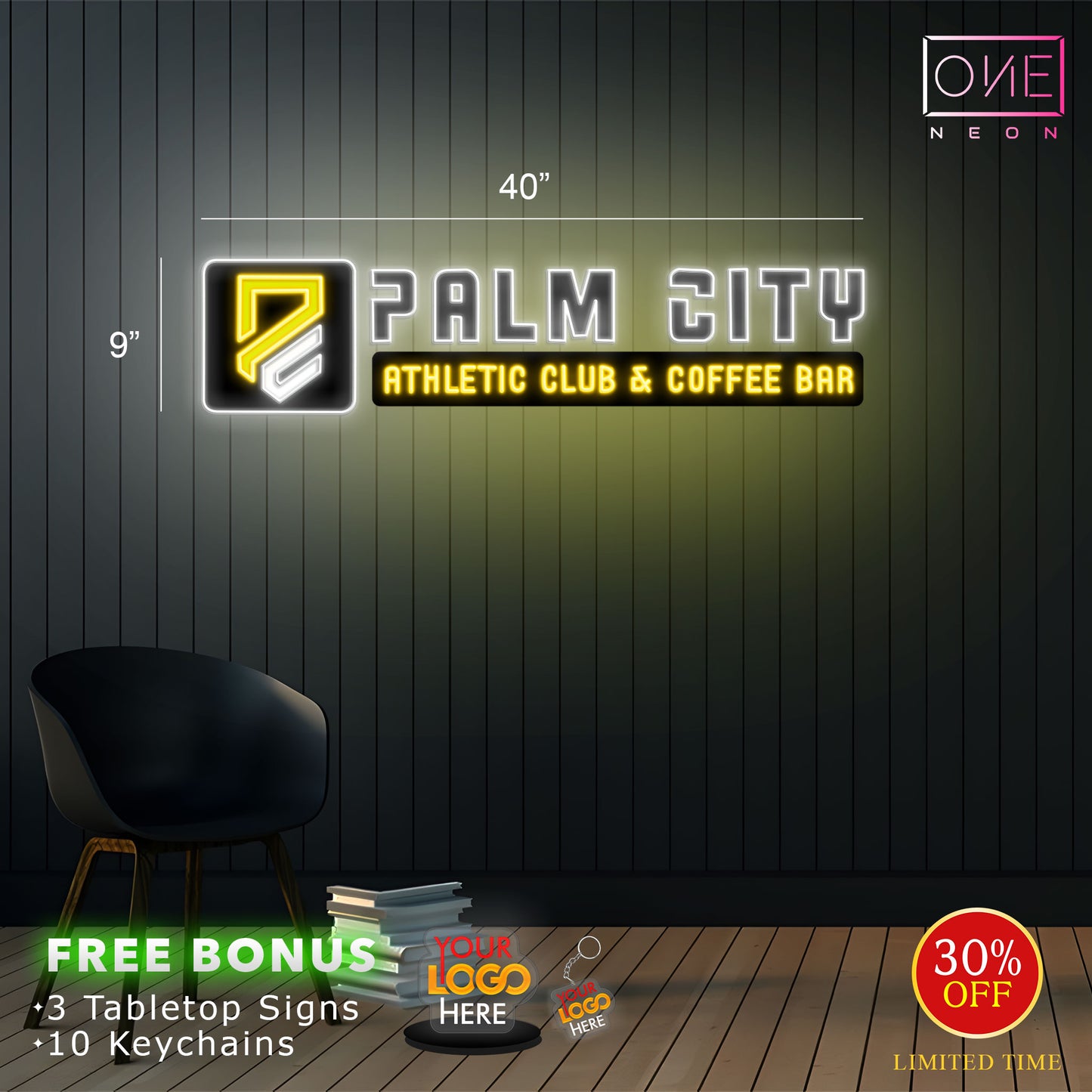 PALM CITY | LED Neon Sign