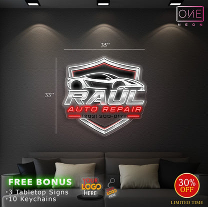 RAUL AUTO REPAIR | LED Neon Sign