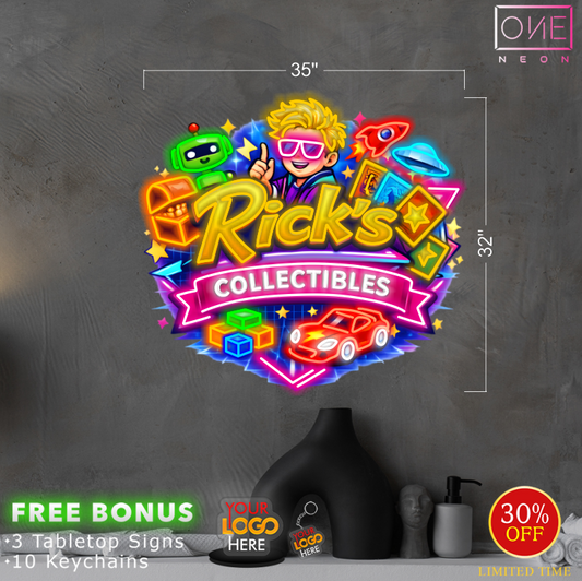 Rick's Collectibles| LED Neon Sign