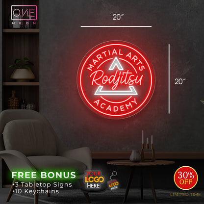 Martial Arts Academy | LED Neon Sign (INDOOR)