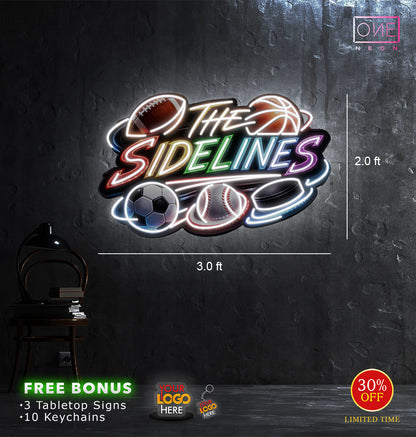 SIDELINES | LED Neon Sign (RGB)