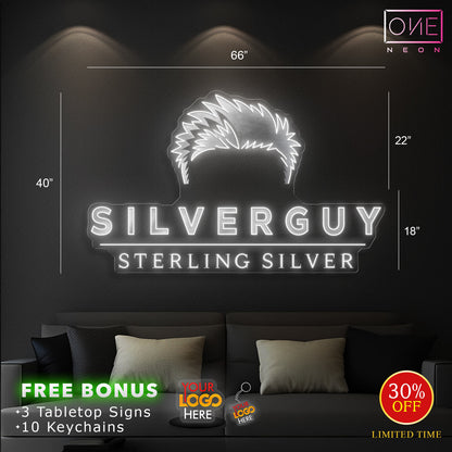 SILVER GUY | LED Neon Sign