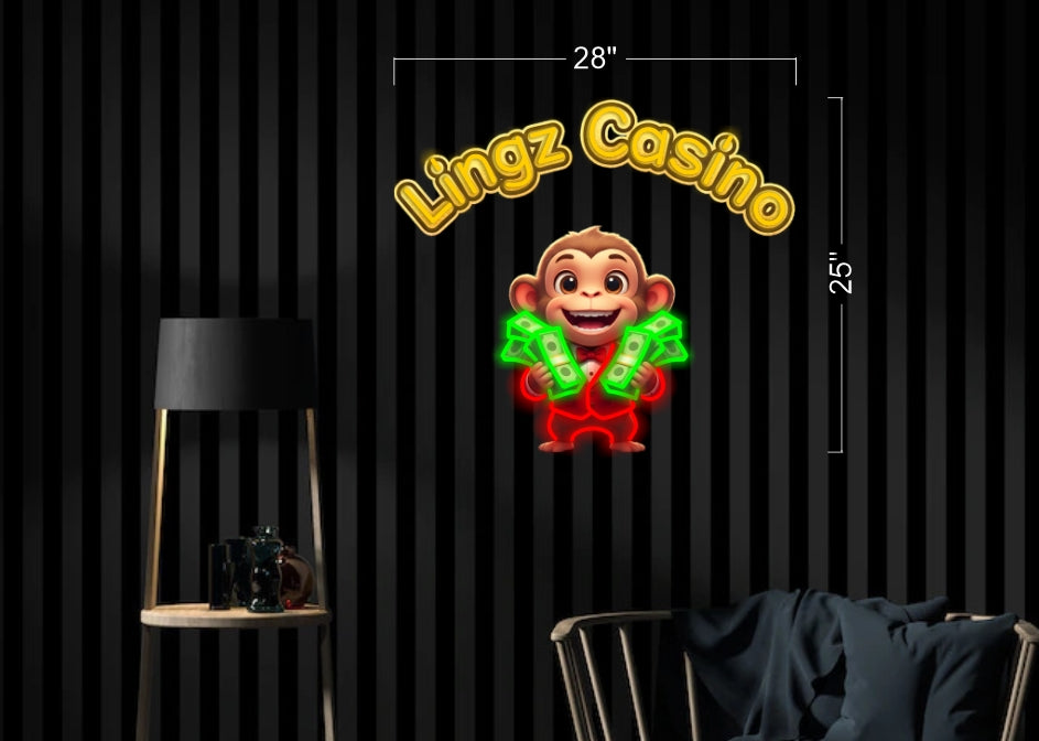 Lingz Casino | LED Neon Sign