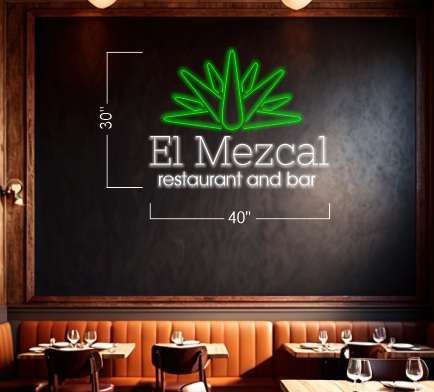 El Mezcal restaurant and bar | LED Neon Sign