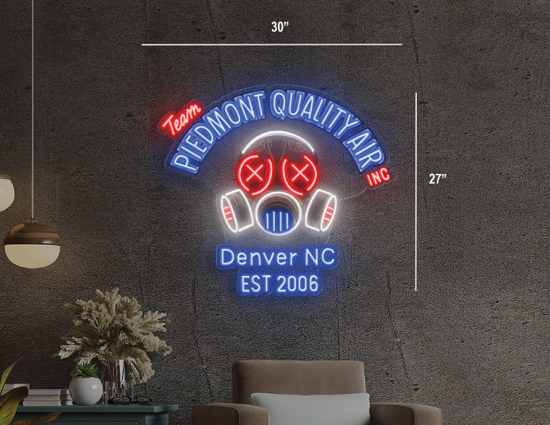 Piedmont Quality Air | LED Neon Sign (3 signs)