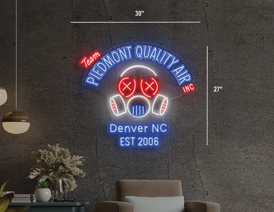 Piedmont Quality Air | LED Neon Sign (3 signs)